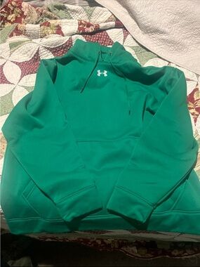 LG Men's Green Crewneck Sweatshirt with Logo